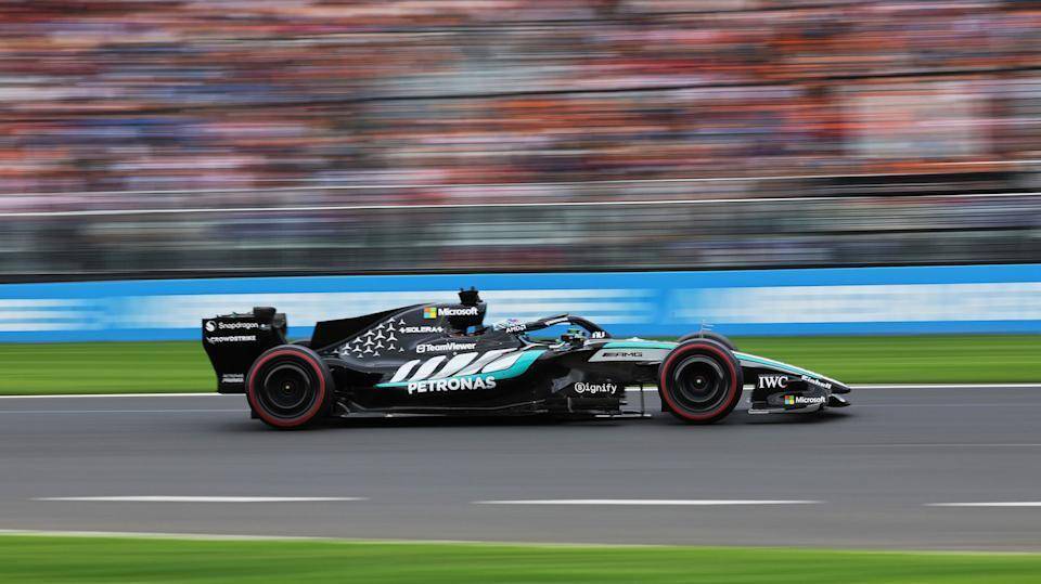 F1澳大利亚排位赛：维斯塔潘开局撞墙，拉塞尔一骑绝尘，勒克莱尔第4